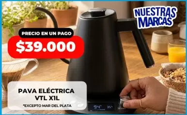 Mar del Plata - PAVA ELÉCTRICA VTL X1L