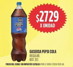 Pepsi - GASEOSA COLA REGULAR