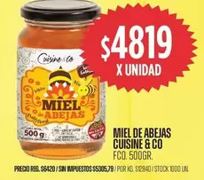 Cuisine - Miel de Abejas
