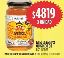 Cuisine - MIEL DE ABEJAS