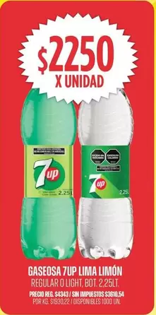 7Up - GASEOSA LIMA LIMON