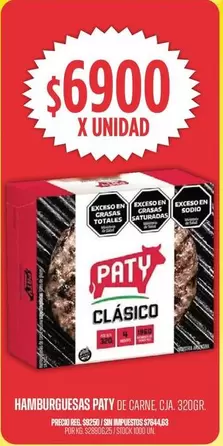 Paty - Hamburguesas de Carne