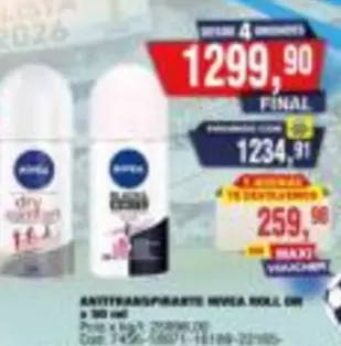 Nivea - ANTITRANSPIRANTE NIVEA ROLL ON