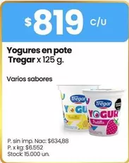 Tregar - Yogures en pote