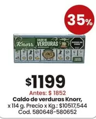 Knorr - Caldo de verduras
