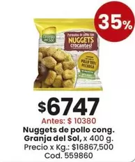 Granja del Sol - Nuggets de pollo cong.