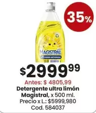 Magistral - Detergente ultra lim ext{ó}n
