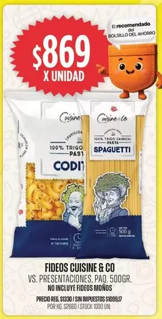 X$ - Fideos