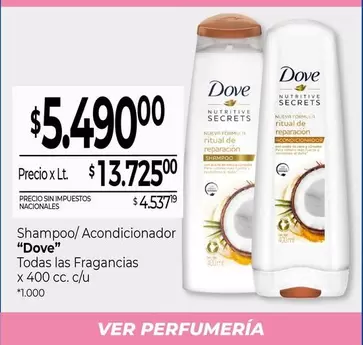 Dove - Shampoo/Acondicionador