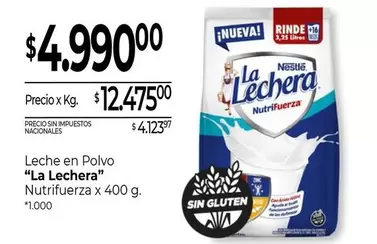 La Lechera - Leche en Polvo Nutrifierza