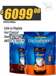 La Virginia - Cafe Inst Clasico/ Suave DP170gr