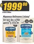 Hellmann's - Mayonesa Liviana