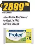 Protex - Jabón Antibact 3 x 90 Gr