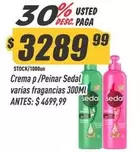 Sedal - Crema p/Peinar