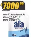 Ala -  Matic Liquido R.M/ Violetas y Fl Dp 3LT