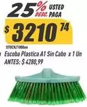 X$ - Escoba Plastica A1