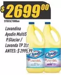 Ayudin - Lavandina MultiS P.Glaciar / Lavanda TP 2Lt