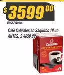 Cabrales - Cafe en Saquitos