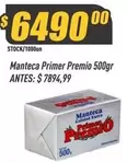 Primer Premio - Manteca