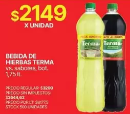 Terma - BEBIDA DE HIERBAS