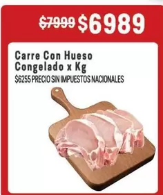 X$ - Carne Con Hueso Congelado x Kg