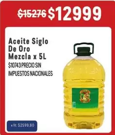 Siglo de Oro - Aceite Siglo De Oro Mezcla