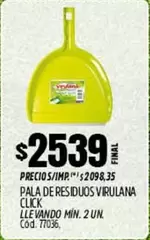 Virulana - PALA DE RESIDUOS CLICK