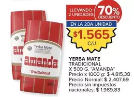 Amanda - Yerba Mate Tradicional
