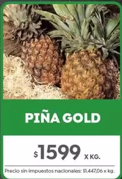 X$ - PIÑA GOLD
