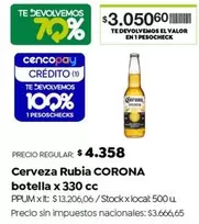 Corona - Rubia CERVEZA
