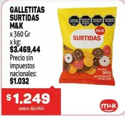 M&K - GALLETITAS SURTIDAS