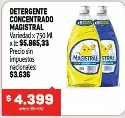 Magistral - DETERGENTE CONCENTRADO
