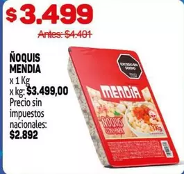 Mendia - Ñoquis