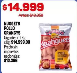 Grangys - NUGGETS POLLO GIGANTES