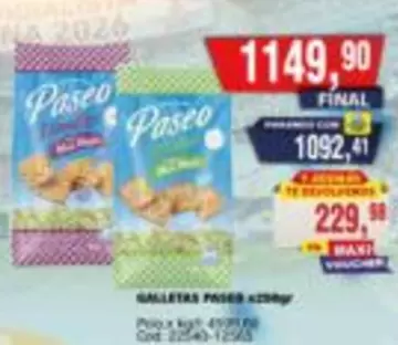Paseo - Galletas