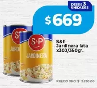 S&P - Jardinera lata