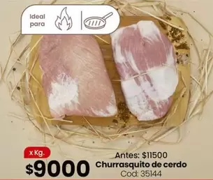 Ideal - Churrasquito de cerdo Cod: 35144
