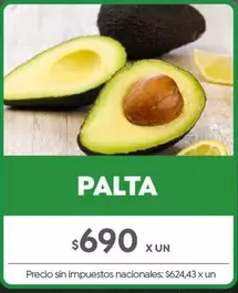 X$ - PALTA