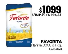 Favorita - Harina 0000 x 1 Kg.