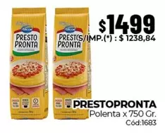 Presto Pronta - PRESTO PRONTA Polenta