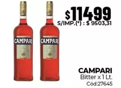 Campari - Bitter x 1 Lt. Cód:27645