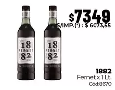 1882 - Fernet x 1 Lt.