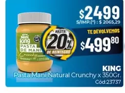 King - Pasta Mani Natural Crunchy
