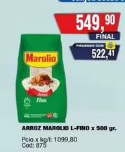 Marolio - ARROZ MAROLIO L-FINO