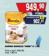 Marolio - Harina de Trigo "0000"