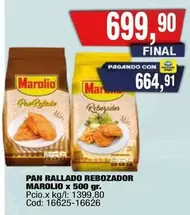Marolio - PAN RALLADO REBOZADOR