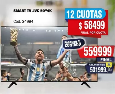 JVC - SMART TV 50"4K Cod: 24994