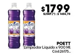 Poett - Limpiador L	extquoterightiquido x 900 Ml. C	extquoteright3233d:26175..