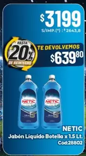 Netic - Jabón Líquido Botella