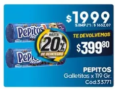 Pepitos - Galletitas Cód:33771